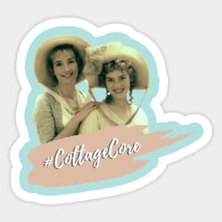 Cottage Core Elinor and Marianne Sticker